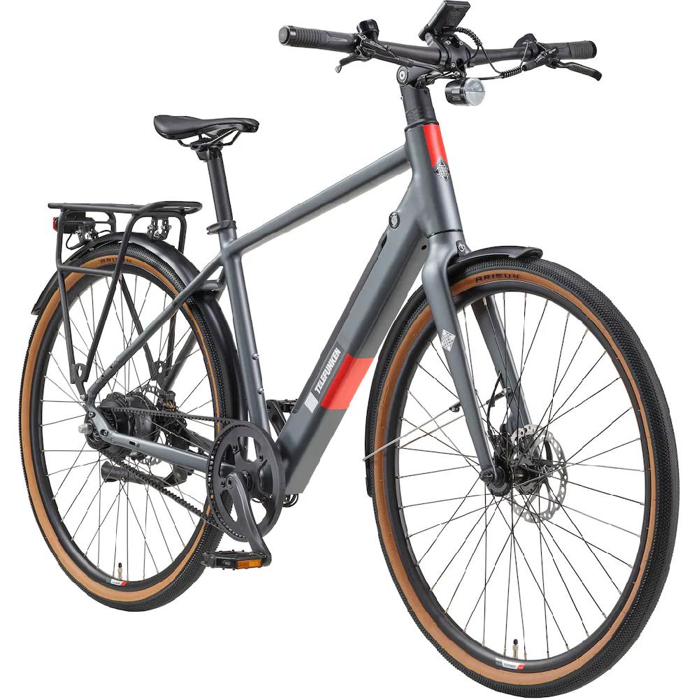 Telefunken E-Bike »UH220« 2 Gang Heckmotor 250 W (28 Zoll Straßenzulassung Riemenantrieb) Pedelec Elektrofahrrad für Herren u. Damen Urbanbike Cityrad auf Rechnung online kaufen Neueste Mode