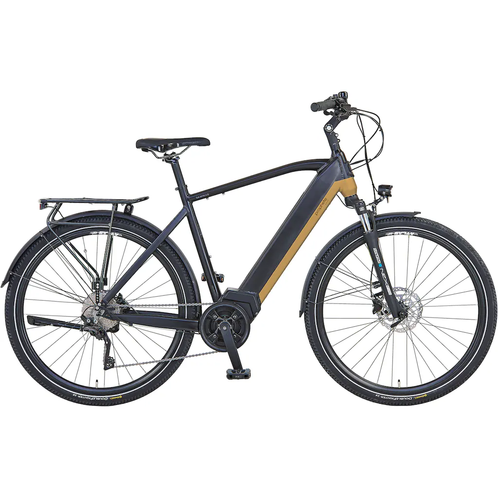 Prophete E-Bike »Entdecker InsideTwo« 10 Gang Shimano Deore Mittelmotor 250 W Pedelec Elektrofahrrad für Damen u. Herren Trekkingrad auf Raten Letzte 3 Tage