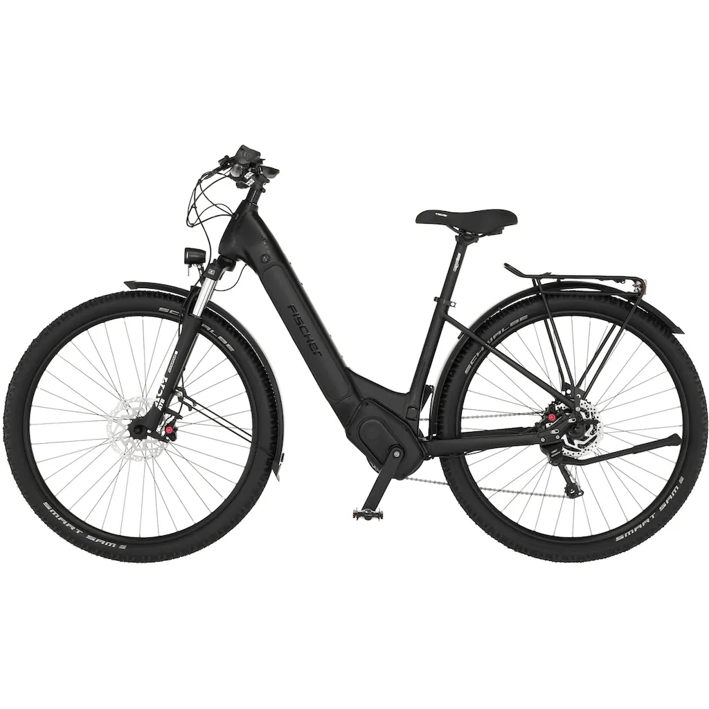 FISCHER Fahrrad E-Bike »TERRA 8.0i 43« 10 Gang Shimano Deore Mittelmotor 250 W (mit Fahrradschloss) Pedelec Elektrofahrrad für Damen u. Herren ATP auf Rechnung bestellen Neueste Stile