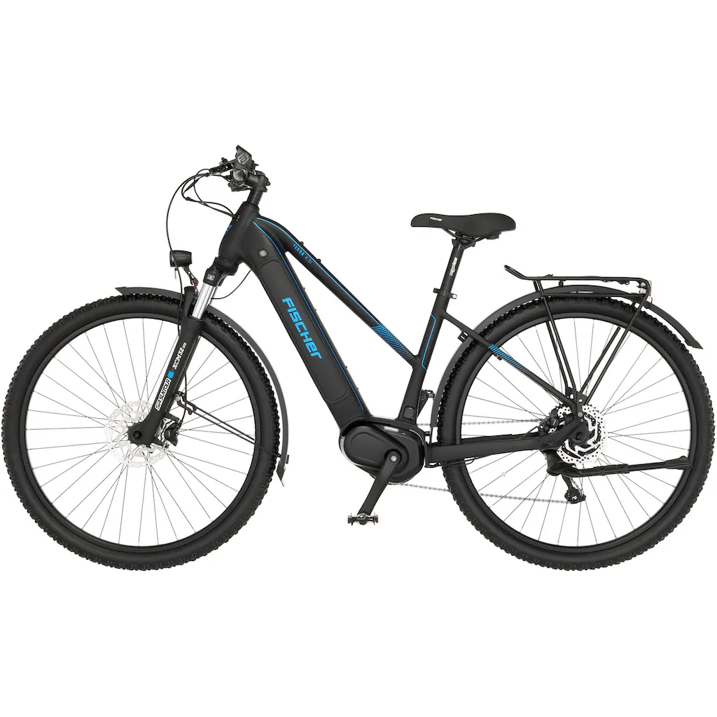 FISCHER Fahrrad E-Bike »TERRA 4.5i 522« 10 Gang Shimano Deore Mittelmotor 250 W (mit Schloss) Pedelec Elektrofahrrad für Damen u. Herren ATP auf Rechnung Nur noch ein Tag übrig