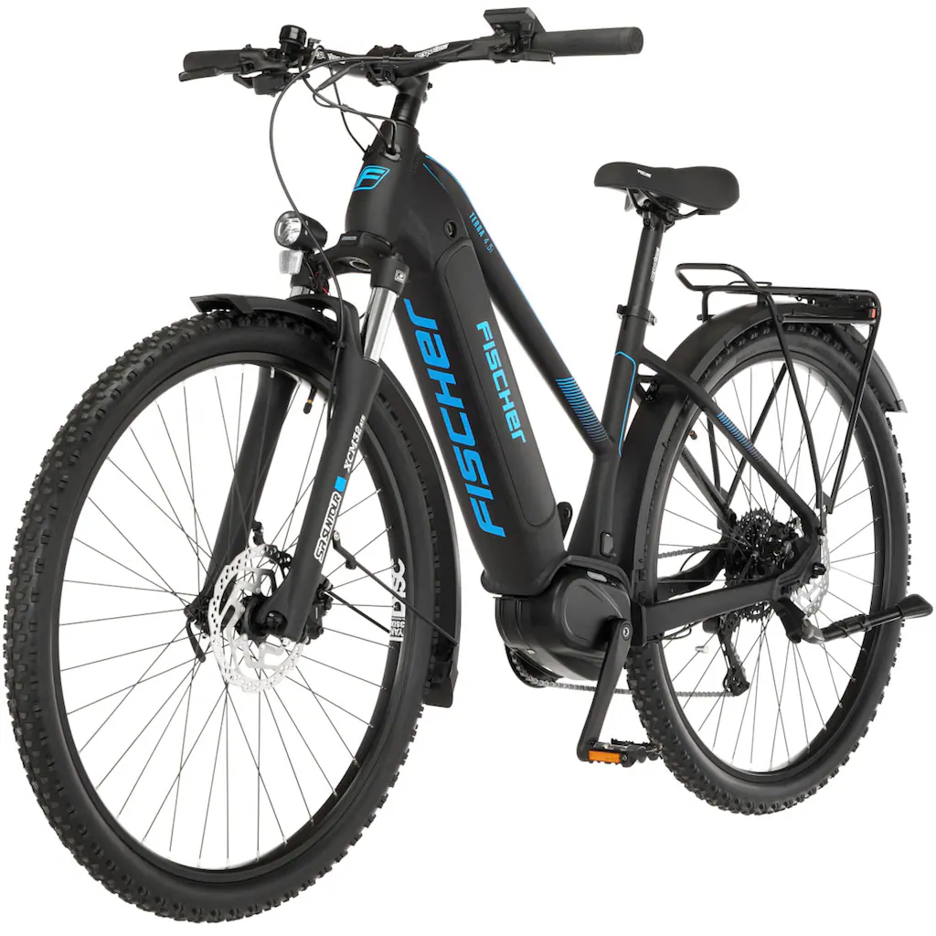 FISCHER Fahrrad E-Bike »TERRA 4.5i 522« 10 Gang Shimano Deore Mittelmotor 250 W (mit Schloss) Pedelec Elektrofahrrad für Damen u. Herren ATP auf Rechnung Nur noch ein Tag übrig