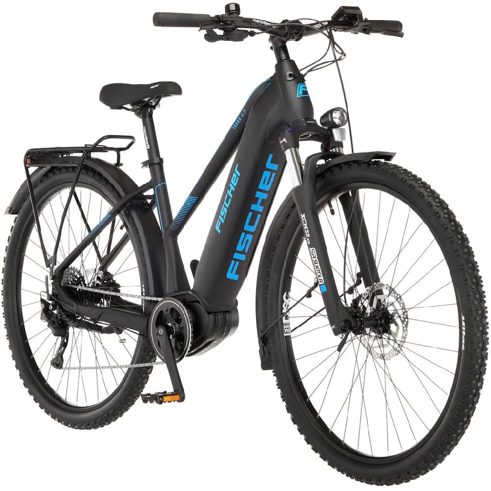 FISCHER Fahrrad E-Bike »TERRA 4.5i 522« 10 Gang Shimano Deore Mittelmotor 250 W (mit Schloss) Pedelec Elektrofahrrad für Damen u. Herren ATP auf Rechnung Nur noch ein Tag übrig