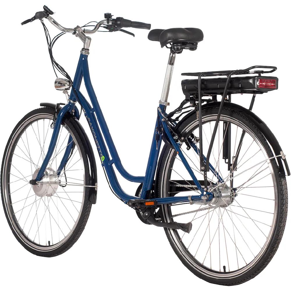 SAXONETTE E-Bike »Fashion Plus 2.0« 7 Gang Shimano Frontmotor 250 W Pedelec Elektrofahrrad für Damen u. Herren Cityrad 50% Rabatt mit kostenlosem Versand