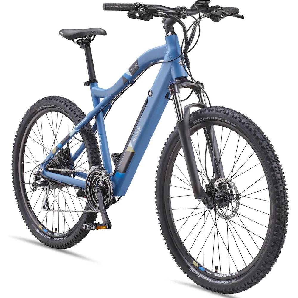Telefunken E-Bike »Aufsteiger M922« 24 Gang Shimano Acera Heckmotor 250 W Pedelec Elektrofahrrad für Damen u. Herren MTB Mountainbike Kostenloser Versand international