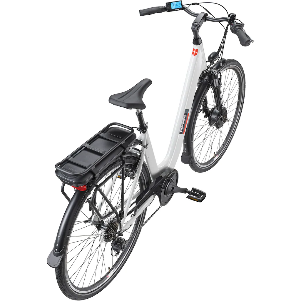 Telefunken E-Bike »Multitalent RC825« 7 Gang Shimano Frontmotor 250 W (28 Zoll Straßenzulassung ca. 100 km Reichweite) Pedelec Elektrofahrrad für Herren u. Damen tiefer Einstieg Cityrad auf Rechnung online kaufen Online