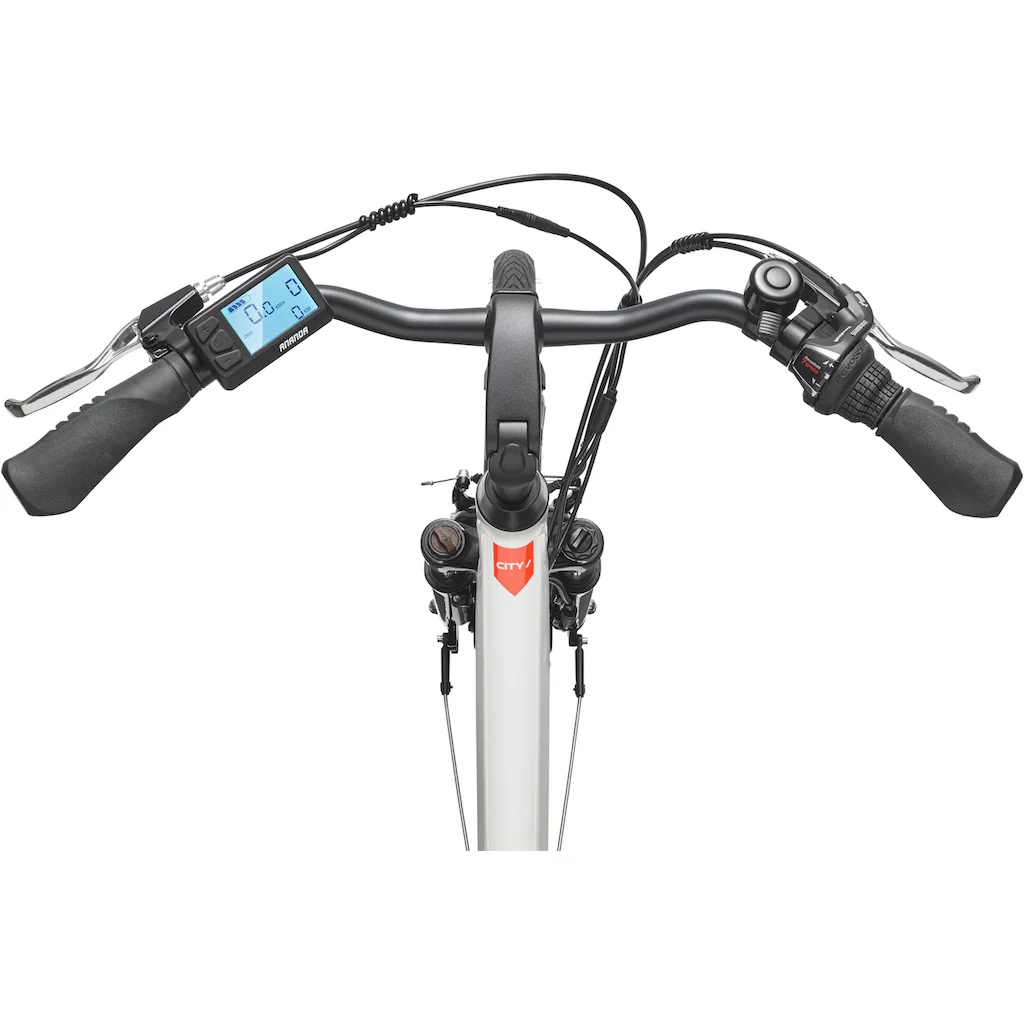 Telefunken E-Bike »Multitalent RC825« 7 Gang Shimano Frontmotor 250 W (28 Zoll Straßenzulassung ca. 100 km Reichweite) Pedelec Elektrofahrrad für Herren u. Damen tiefer Einstieg Cityrad auf Rechnung online kaufen Online
