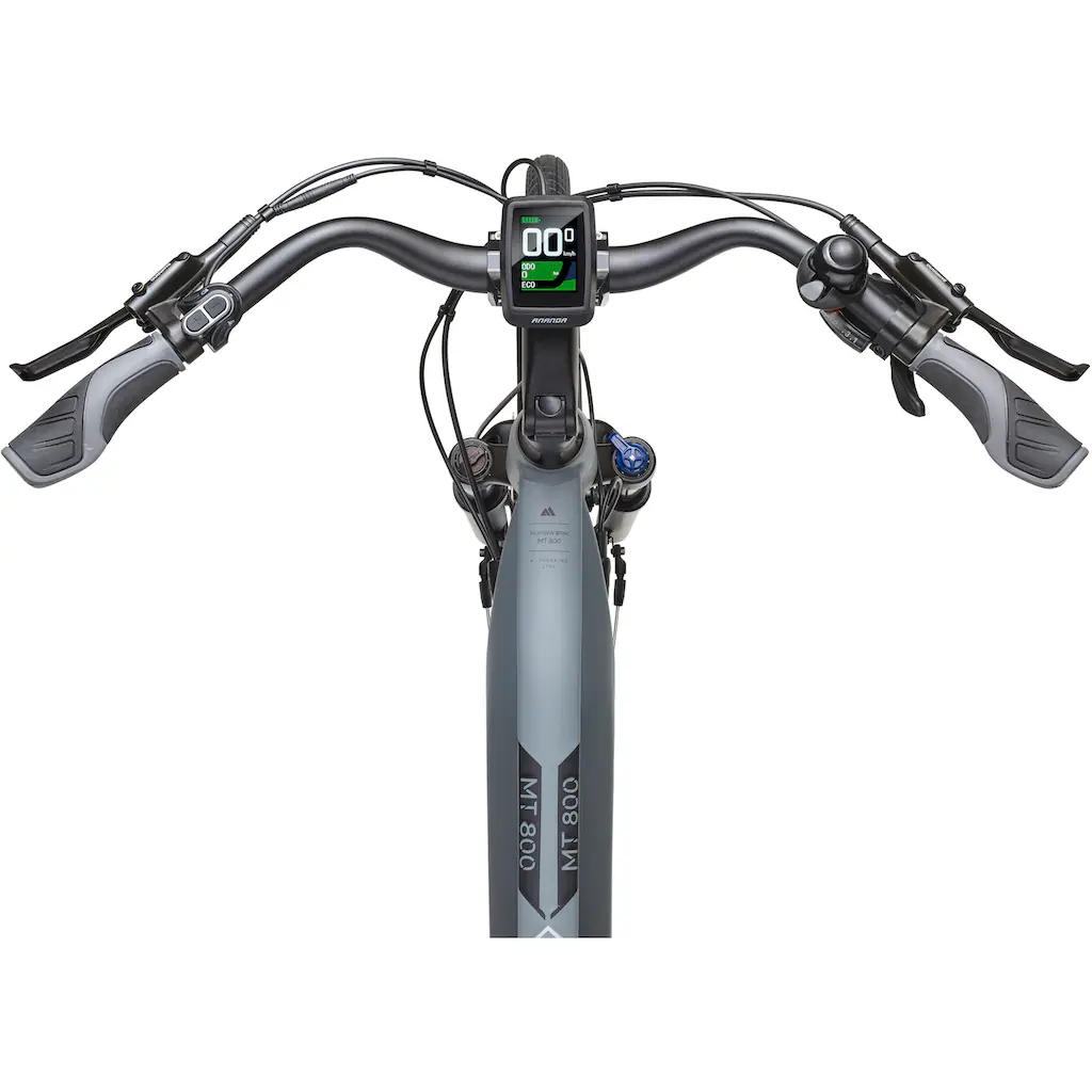 RUHRWERK E-Bike »MT800 Herren« 8 Gang Shimano Acera Mittelmotor 250 W Pedelec Elektrofahrrad für Herren Trekkingrad auf Rechnung bestellen Flash Sale