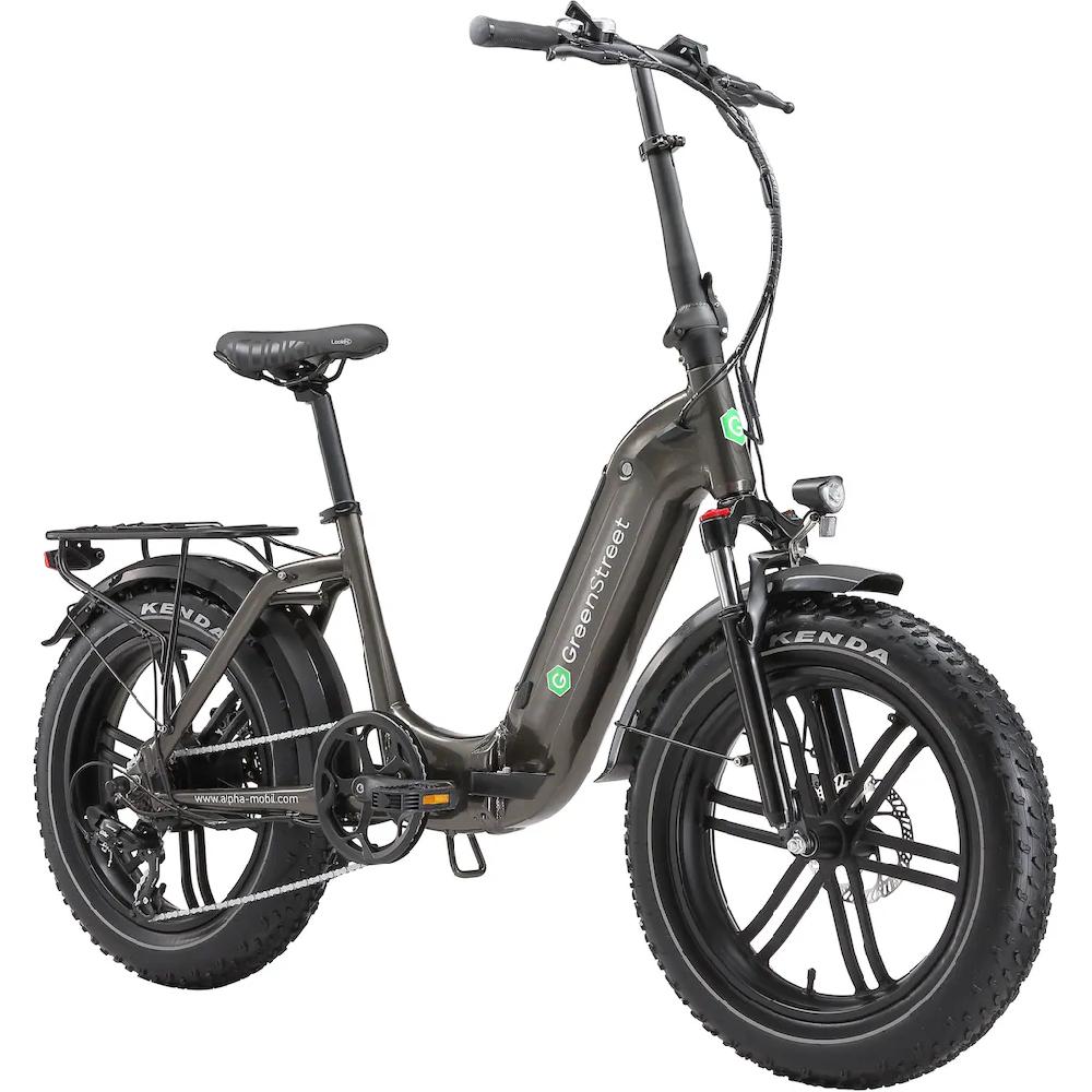 GreenStreet E-Bike »Tiefeinsteiger Klapprad GS5« 7 Gang Shimano Heckmotor 250 W (Set 2 tlg. mit Akku-Ladegeräte Fat Tires) Pedelec Elektrofahrrad für Damen u. Herren Klapprad auf Rechnung online bestellen Osterangebot