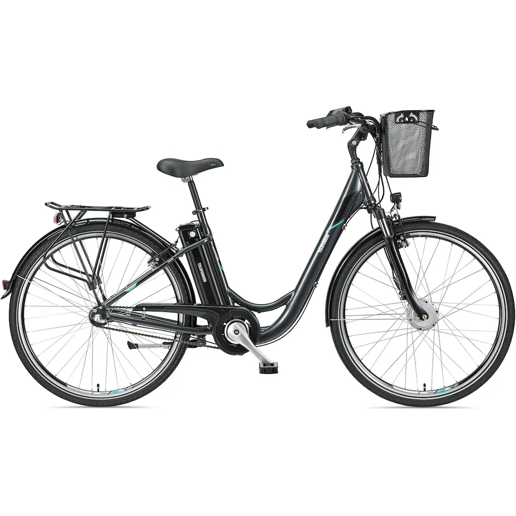 Telefunken E-Bike »Multitalent RC830« 3 Gang Shimano Nexus Frontmotor 250 W Pedelec Elektrofahrrad für Damen u. Herren Cityrad auf Raten Heißer Verkauf