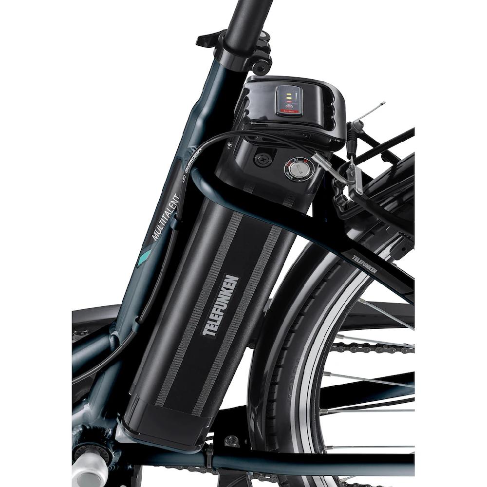 Telefunken E-Bike »Multitalent RC830« 3 Gang Shimano Nexus Frontmotor 250 W Pedelec Elektrofahrrad für Damen u. Herren Cityrad auf Raten Heißer Verkauf