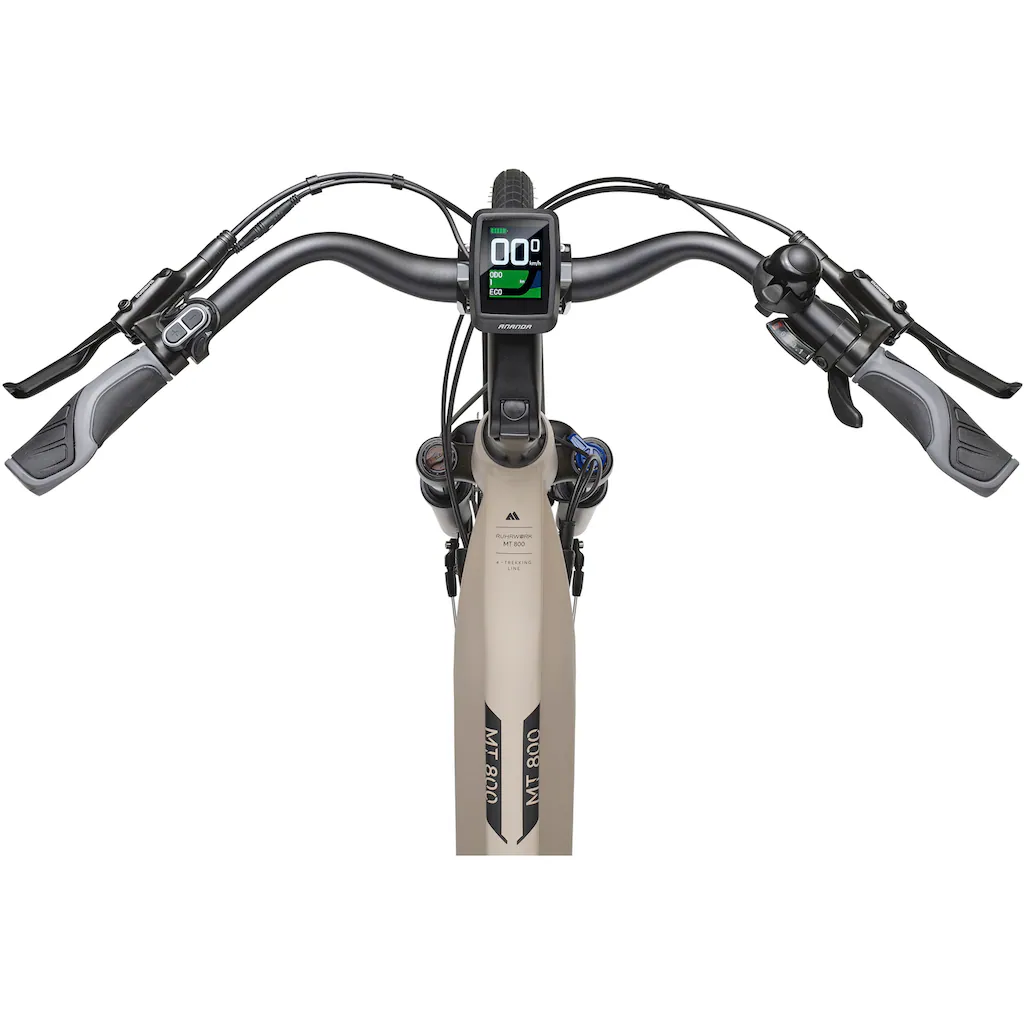 RUHRWERK E-Bike »MT800 Damen« 8 Gang Shimano Acera Mittelmotor 250 W Pedelec Elektrofahrrad für Damen Trekkingrad auf Rechnung Saisonale Angebote