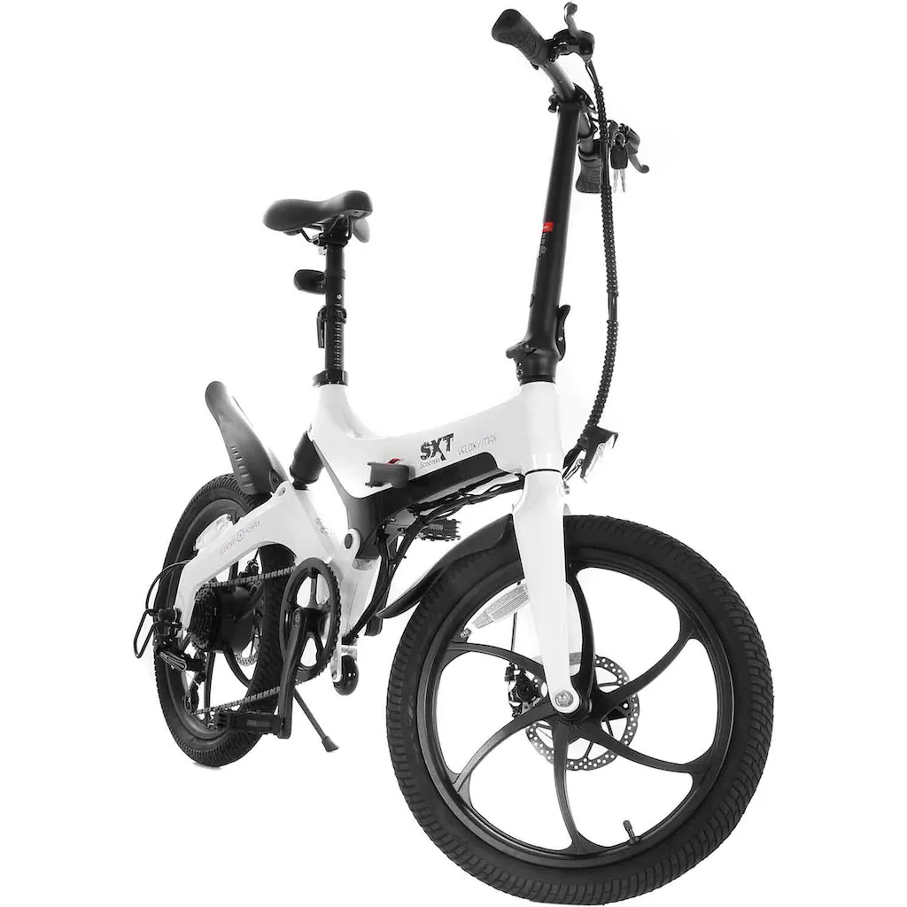 SXT Scooters E-Bike »Velox MAX« 6 Gang Heckmotor 250 W Pedelec Elektrofahrrad für Damen u. Herren Super Sparpreis