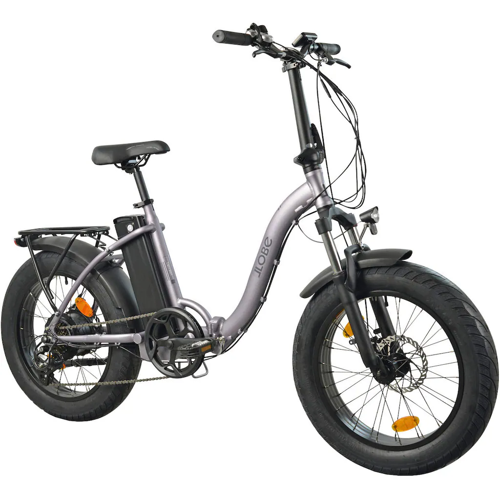 LLobe E-Bike »Elektro Faltrad 20" Terrain grau« Shimano Tourney Heckmotor 250 W Letzte 3 Tage