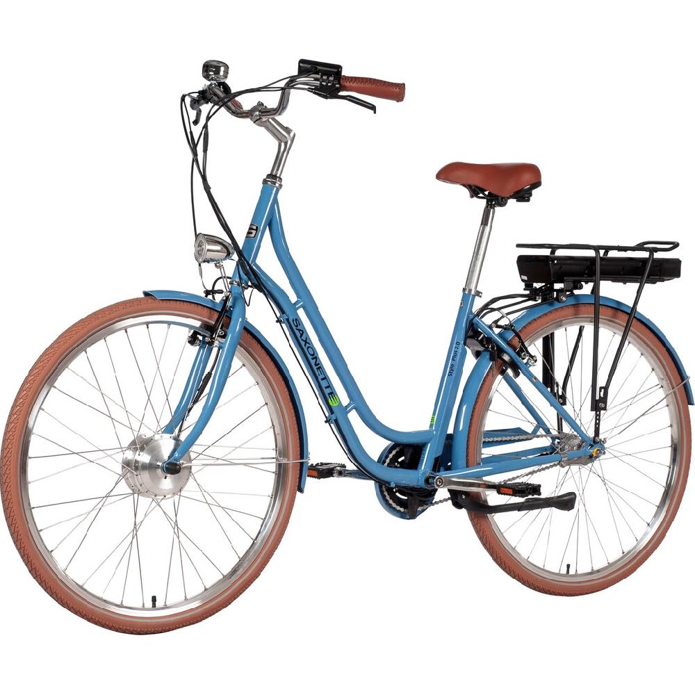 SAXONETTE E-Bike »Style Plus 2.0« 3 Gang Frontmotor 250 W (mit Akku-Ladegerät) Pedelec Elektrofahrrad für Damen u. Herren Cityrad auf Raten Discount Store für neue Produkte
