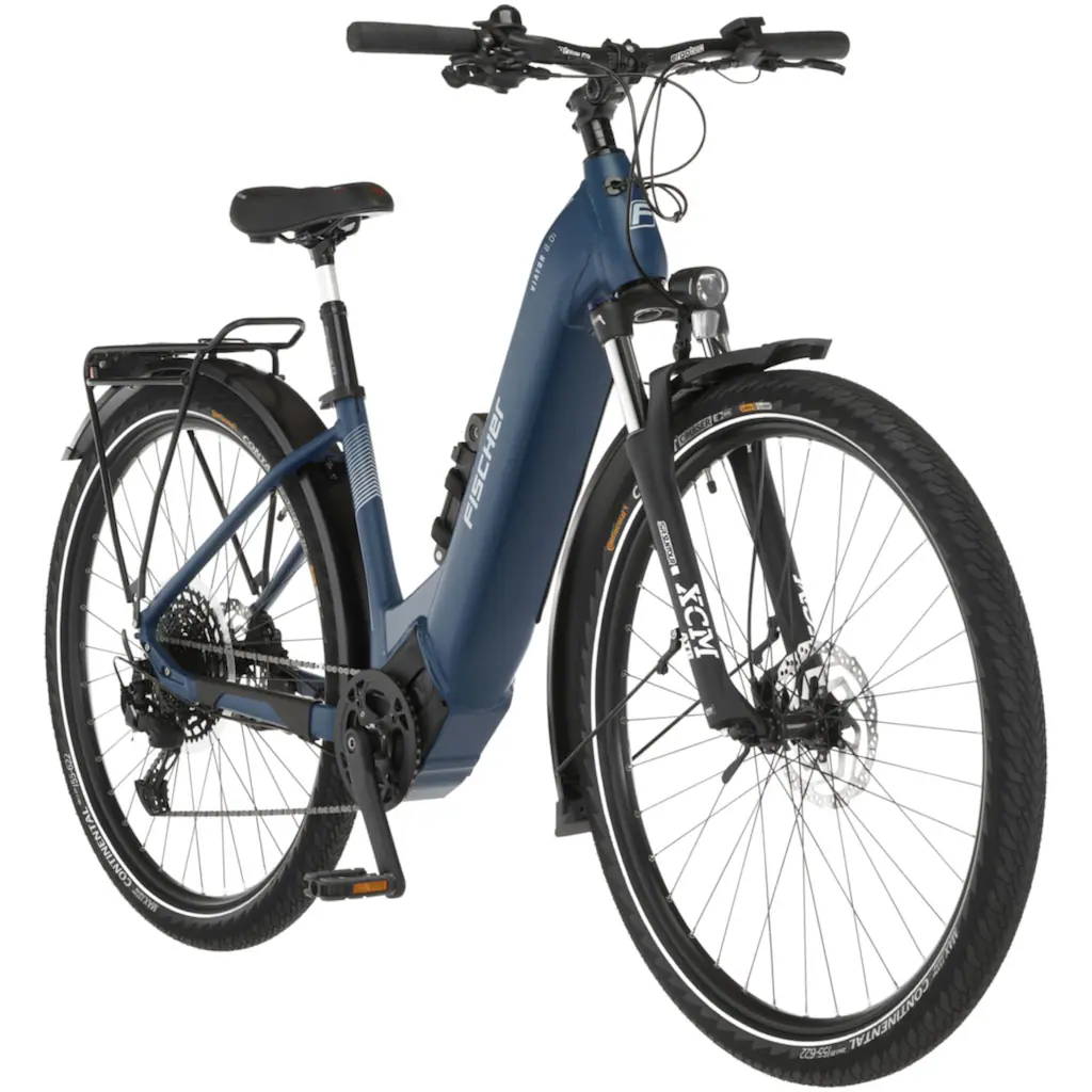 FISCHER Fahrrad E-Bike »VIATOR 8.0i Damen 43« 12 Gang SRAM Eagle SX Mittelmotor 250 W (mit Faltschloss) Pedelec Elektrofahrrad für Damen u. Herren Trekkingrad auf Rechnung Riesige Rabatte