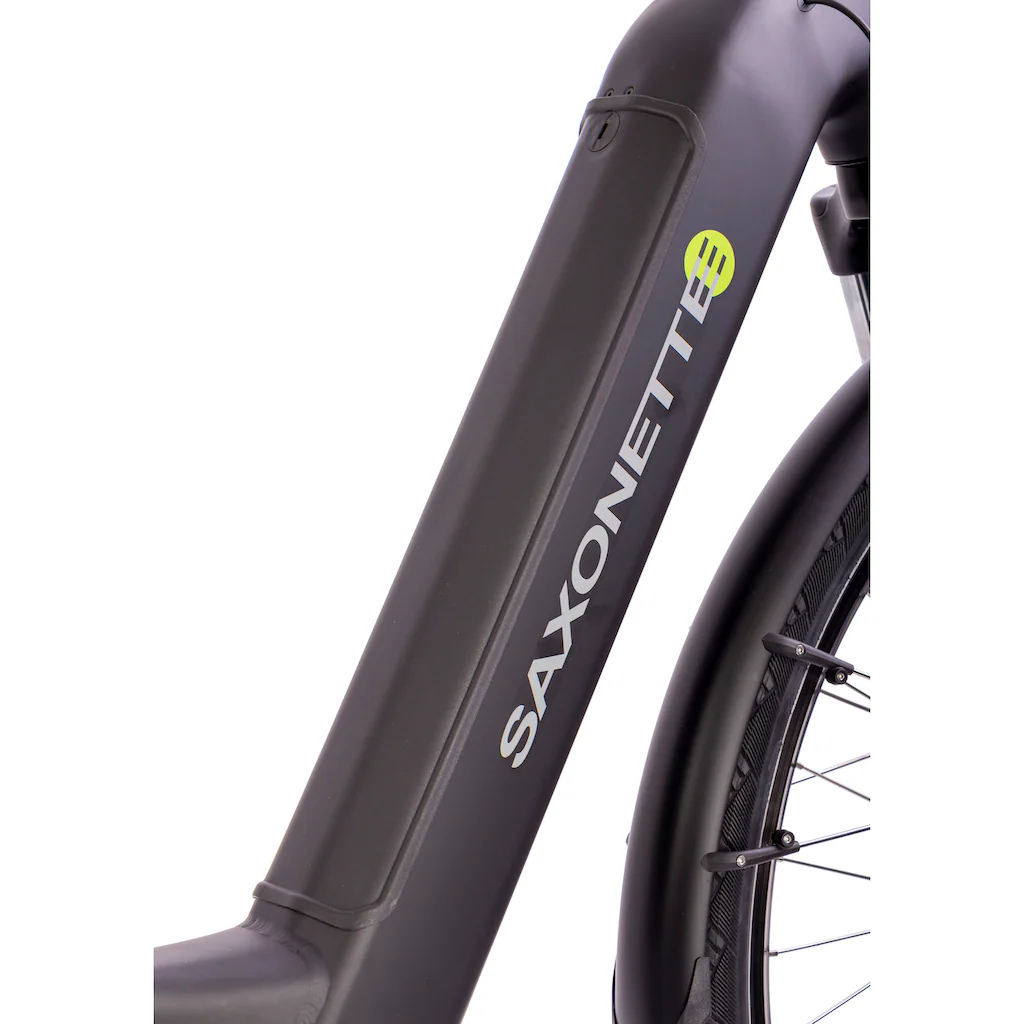 SAXONETTE E-Bike »Quantum Sport Wave« 10 Gang Shimano Mittelmotor 250 W Pedelec Elektrofahrrad für Damen u. Herren Trekkingrad Verkauf