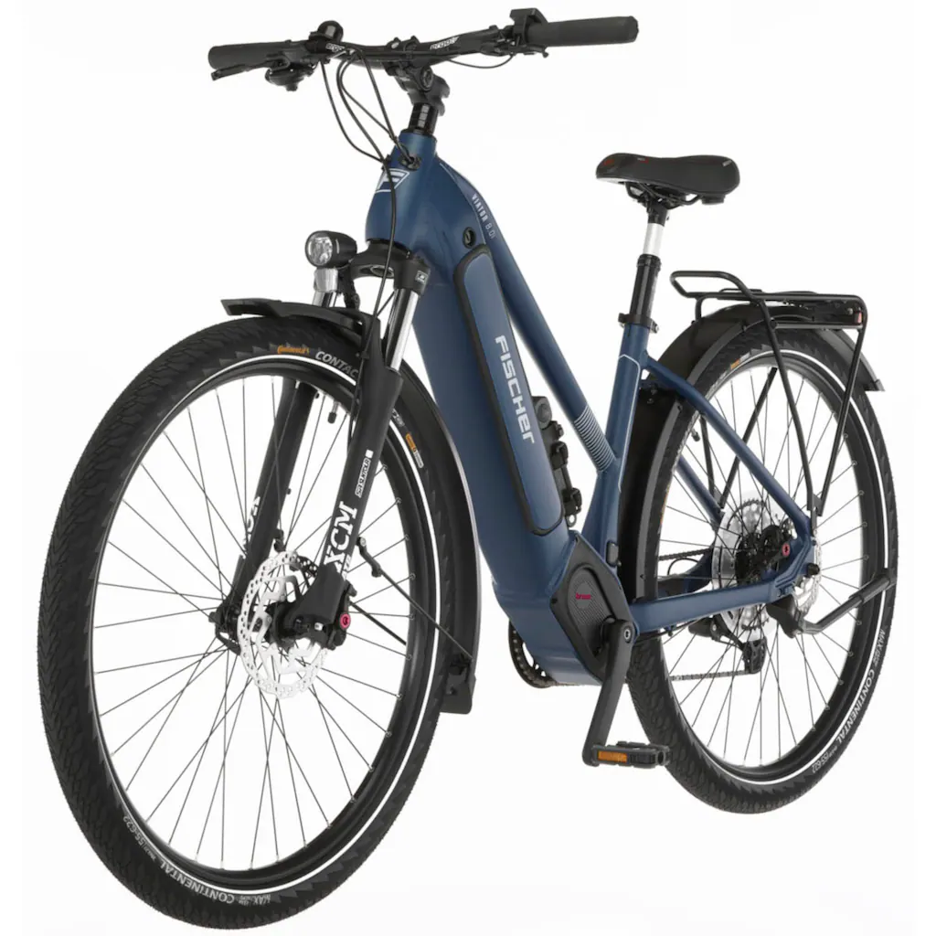 FISCHER Fahrrad E-Bike »VIATOR 8.0i Damen« 12 Gang SRAM Eagle SX Mittelmotor 250 W (mit Faltschloss) Pedelec Elektrofahrrad für Damen u. Herren Trekkingrad auf Rechnung Angebote