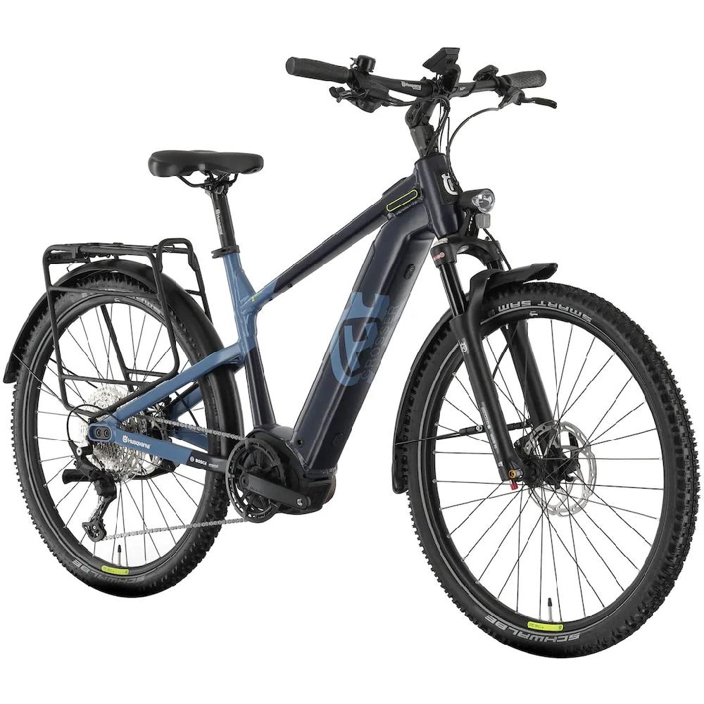 Husqvarna E-BICYCLES E-Bike »E-Trekkingbike Crosser 2« 11 Gang Shimano Deore RD-M5100 Mittelmotor 250 W (27 5 Zoll Bosch Motor Scheibenbremsen mit Straßenzulassung) Pedelec Elektrofahrrad für Herren u. Damen Trekkingrad im Angebot