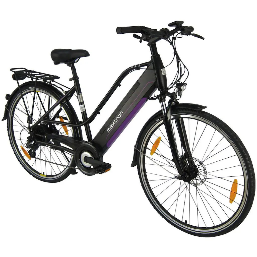Maxtron E-Bike »MT 12« 8 Gang Shimano Altus Heckmotor 250 W Pedelec Elektrofahrrad für Damen u. Herren Trekkingrad auf Rechnung bestellen Günstiger Verkauf