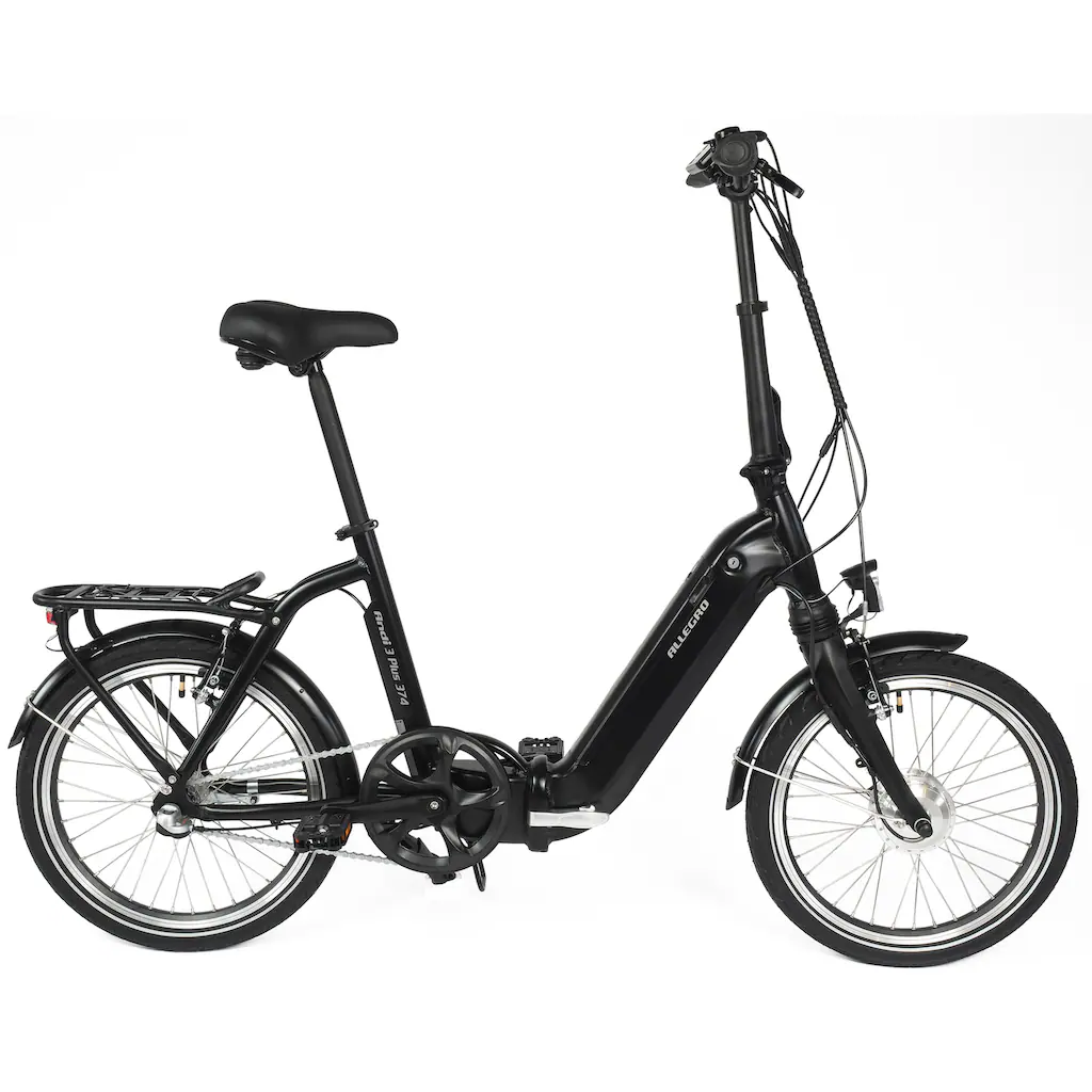 ALLEGRO E-Bike »Andi 3 Plus 374« 3 Gang Shimano Nexus Frontmotor 250 W Pedelec Elektrofahrrad für Damen u. Herren Faltrad Fabrikverkauf