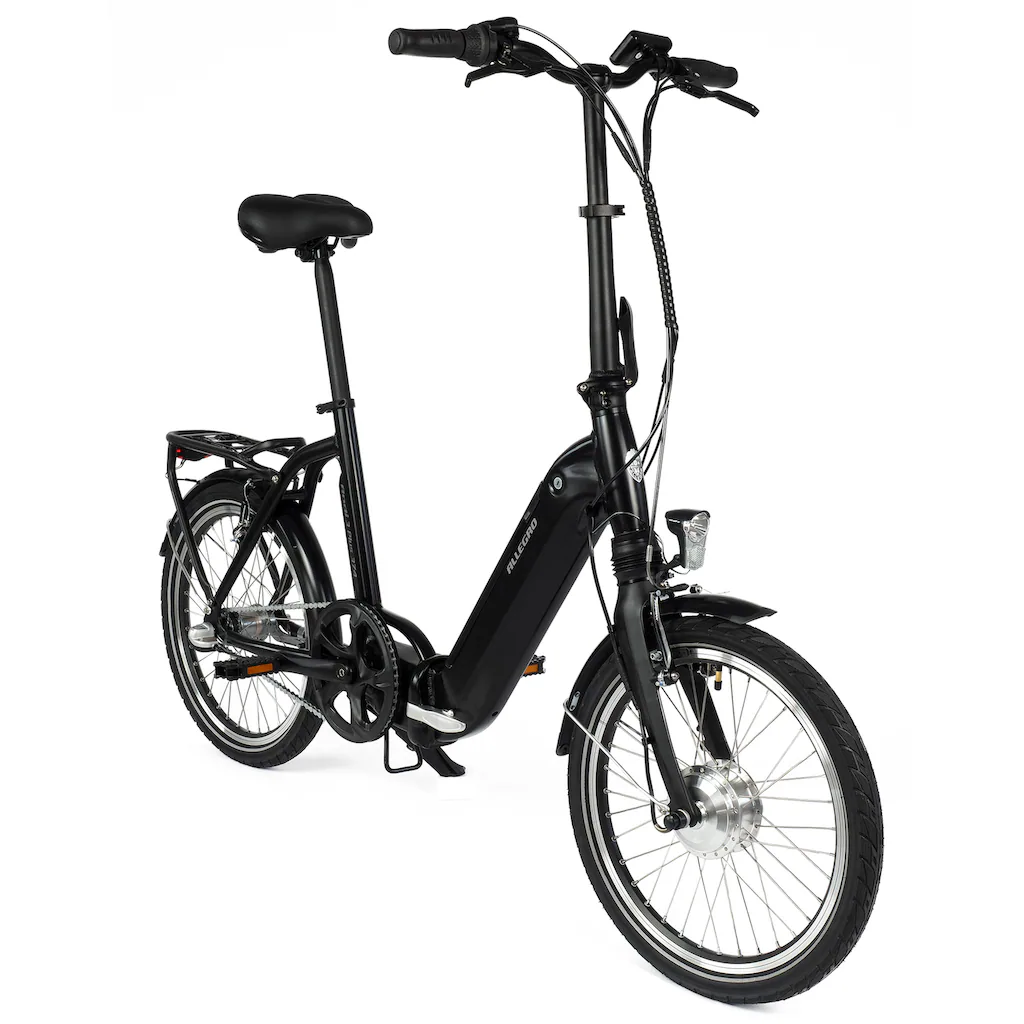 ALLEGRO E-Bike »Andi 3 Plus 374« 3 Gang Shimano Nexus Frontmotor 250 W Pedelec Elektrofahrrad für Damen u. Herren Faltrad Fabrikverkauf