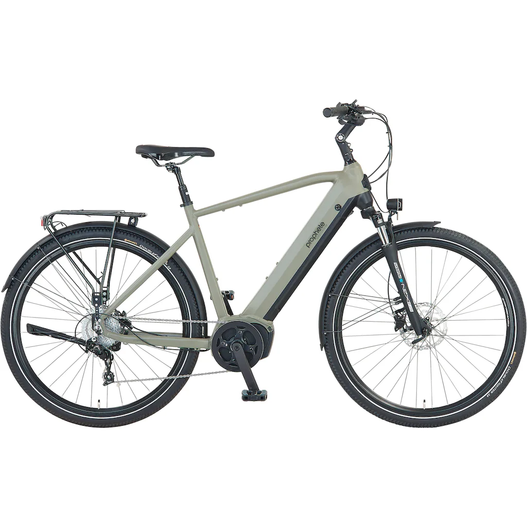 Prophete E-Bike »Entdecker 4.0« 10 Gang microSHIFT RD-M61S Mittelmotor 250 W Pedelec Elektrofahrrad für Herren Trekkingrad auf Raten Limitierter Zeitrabatt