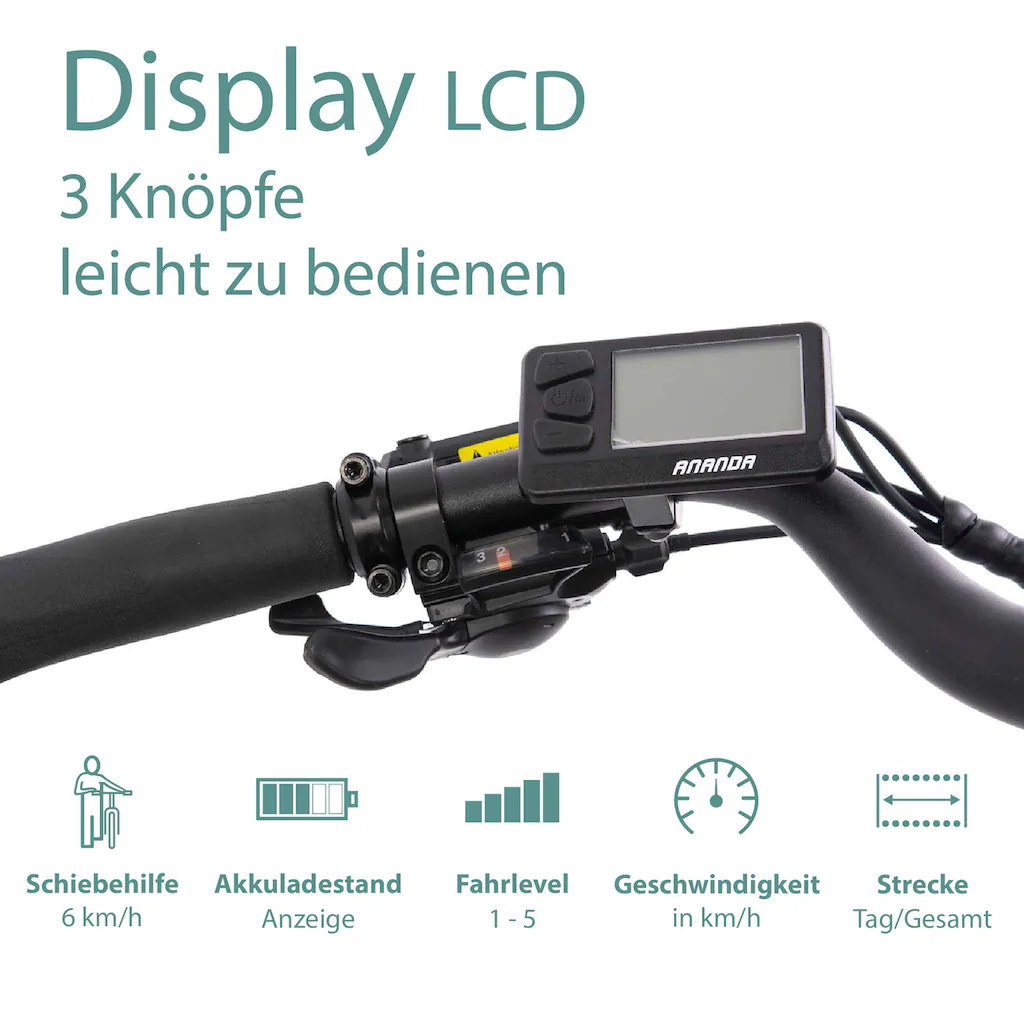 Tretwerk E-Bike »Bronx 5.0« 24 Gang Shimano Altus M310 Heckmotor 250 W Pedelec Elektrofahrrad für Damen u. Herren Trekkingrad auf Rechnung online kaufen Fabrik Onlineshop