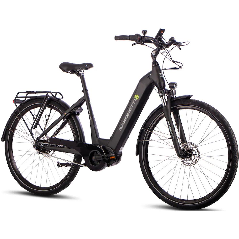 SAXONETTE E-Bike »Quantum Plus« 8 Gang Shimano Nexus Mittelmotor 250 W Pedelec Elektrofahrrad für Damen u. Herren Cityrad auf Rechnung bestellen Rabatt