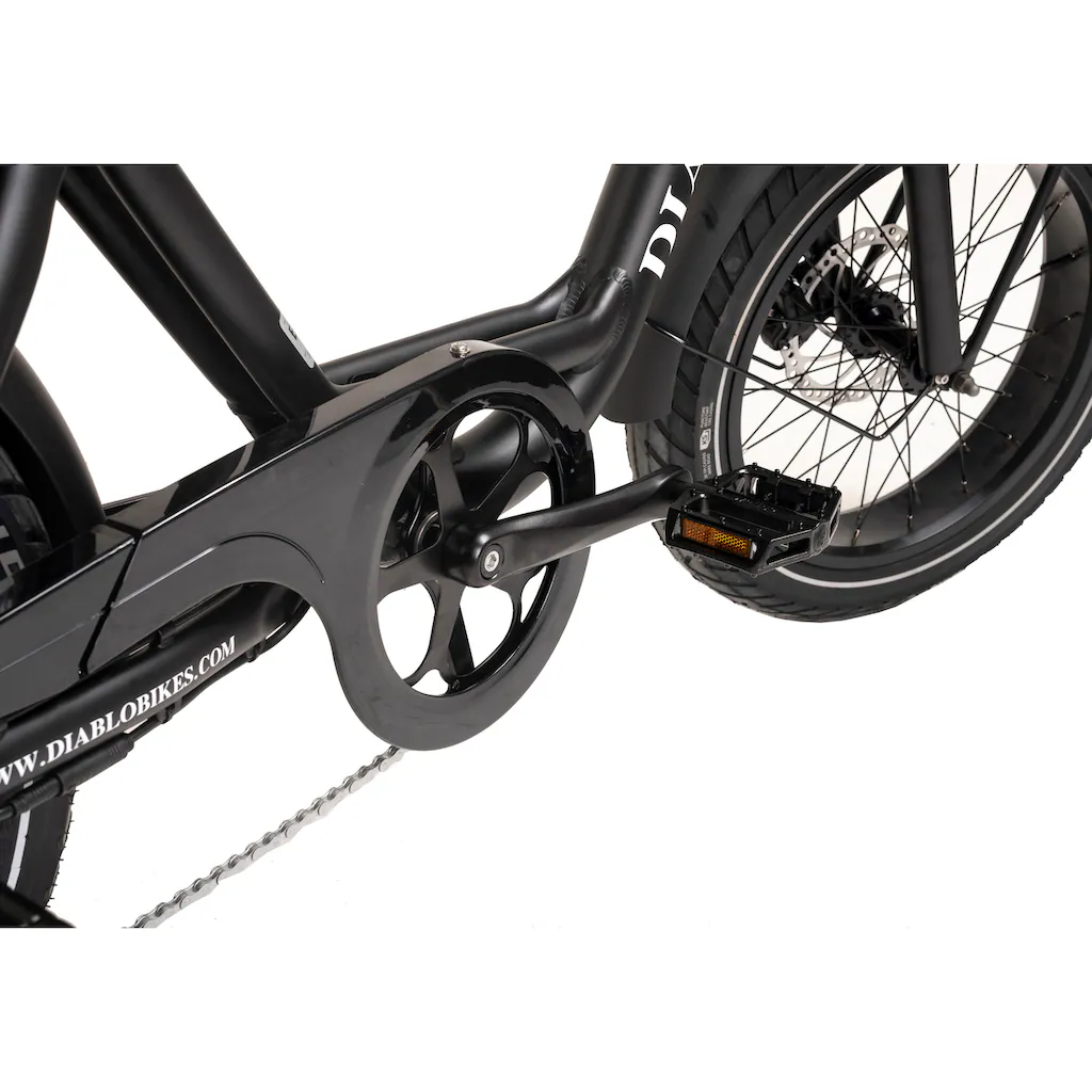 DIABLO BIKES E-Bike »X1« 7 Gang Shimano Tourney Heckmotor 250 W Pedelec Elektrofahrrad für Damen u. Herren Cityrad auf Rechnung Begrenztes Angebot
