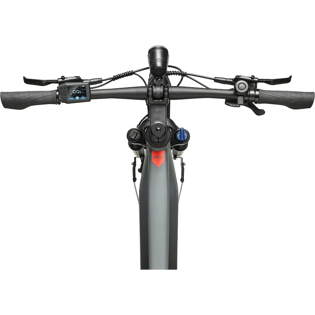 Telefunken E-Bike »SUV710« 9 Gang Shimano Mittelmotor 250 W (27 5 Zoll Straßenzulassung Scheibenbremsen) Pedelec Elektrofahrrad für Herren u. Damen Trekkingrad Cityrad auf Raten Online Shopping