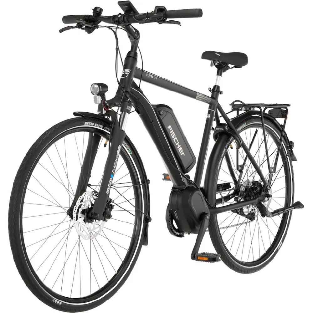 FISCHER Fahrrad E-Bike »VIATOR 3.0 Herren 55« 8 Gang Shimano Acera Mittelmotor 250 W (mit Faltschloss) Pedelec Elektrofahrrad für Damen u. Herren Trekkingrad auf Raten Online Outlet