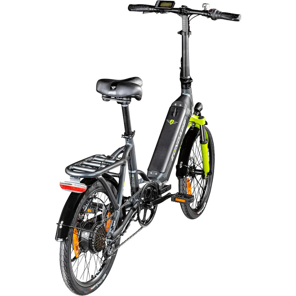Zündapp E-Bike »ZT20R« 6 Gang Heckmotor 486 W Pedelec Elektrofahrrad für Damen u. Herren Faltrad auf Rechnung Große Rabatte