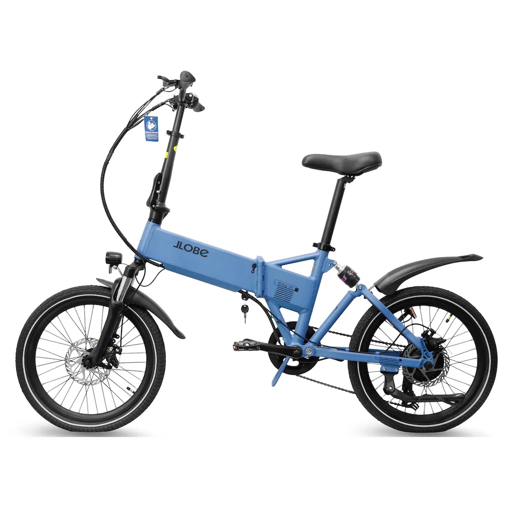 LLobe E-Bike »City III blau 36V / 10 4Ah« 3 Gang Shimano 7-Gang Shimano Kettenschaltung Frontmotor 250 W Pedelec Elektrofahrrad für Damen u. Herren auf Rechnung online bestellen Bis zu 50% Rabatt