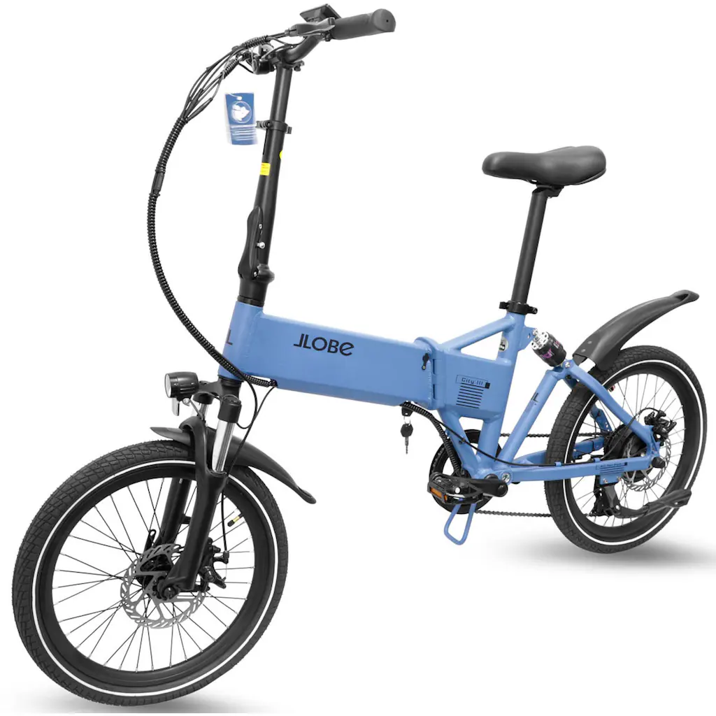 LLobe E-Bike »City III blau 36V / 10 4Ah« 3 Gang Shimano 7-Gang Shimano Kettenschaltung Frontmotor 250 W Pedelec Elektrofahrrad für Damen u. Herren auf Rechnung online bestellen Bis zu 50% Rabatt