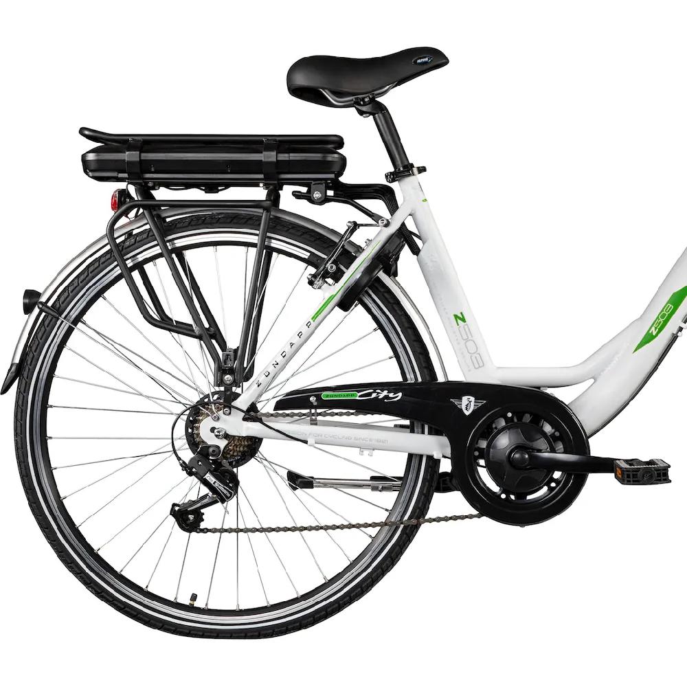Zündapp E-Bike »Z503« 7 Gang Shimano Tourney RD-TY21 Frontmotor 250 W Pedelec Elektrofahrrad für Damen u. Herren Cityrad Bis zu 65% Rabatt