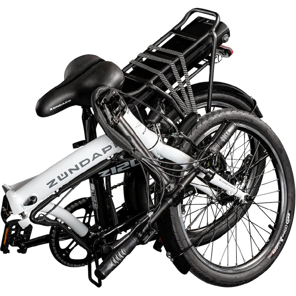 Zündapp E-Bike »Z120« 7 Gang Shimano Tourney Heckmotor 250 W Pedelec Elektrofahrrad für Damen u. Herren Klapprad auf Rechnung online kaufen Sonderangebot der Fabrik