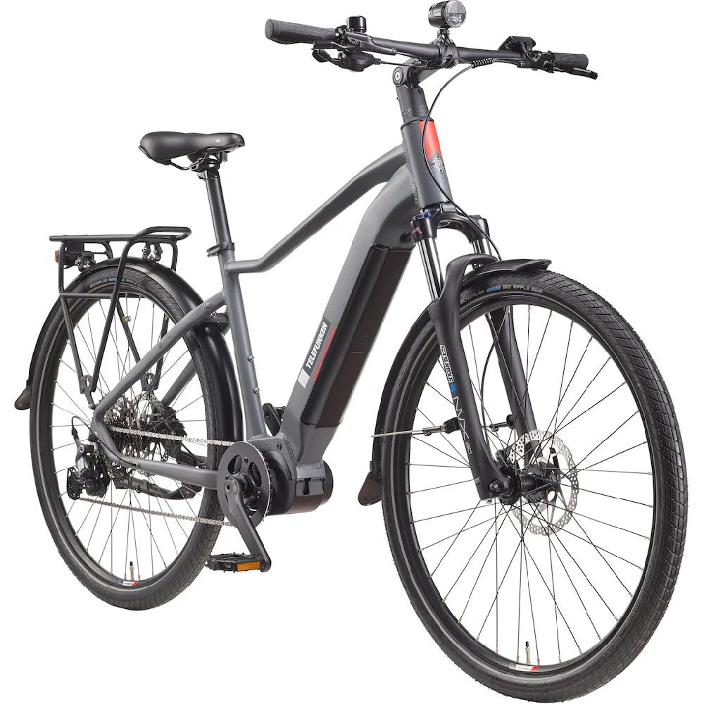 Telefunken E-Bike »SUV700« 10 Gang Shimano Mittelmotor 250 W (29 Zoll Straßenzulassung Scheibenbremsen) Pedelec Elektrofahrrad für Herren u. Damen Trekkingrad Cityrad auf Raten Bis zu 55% Rabatt