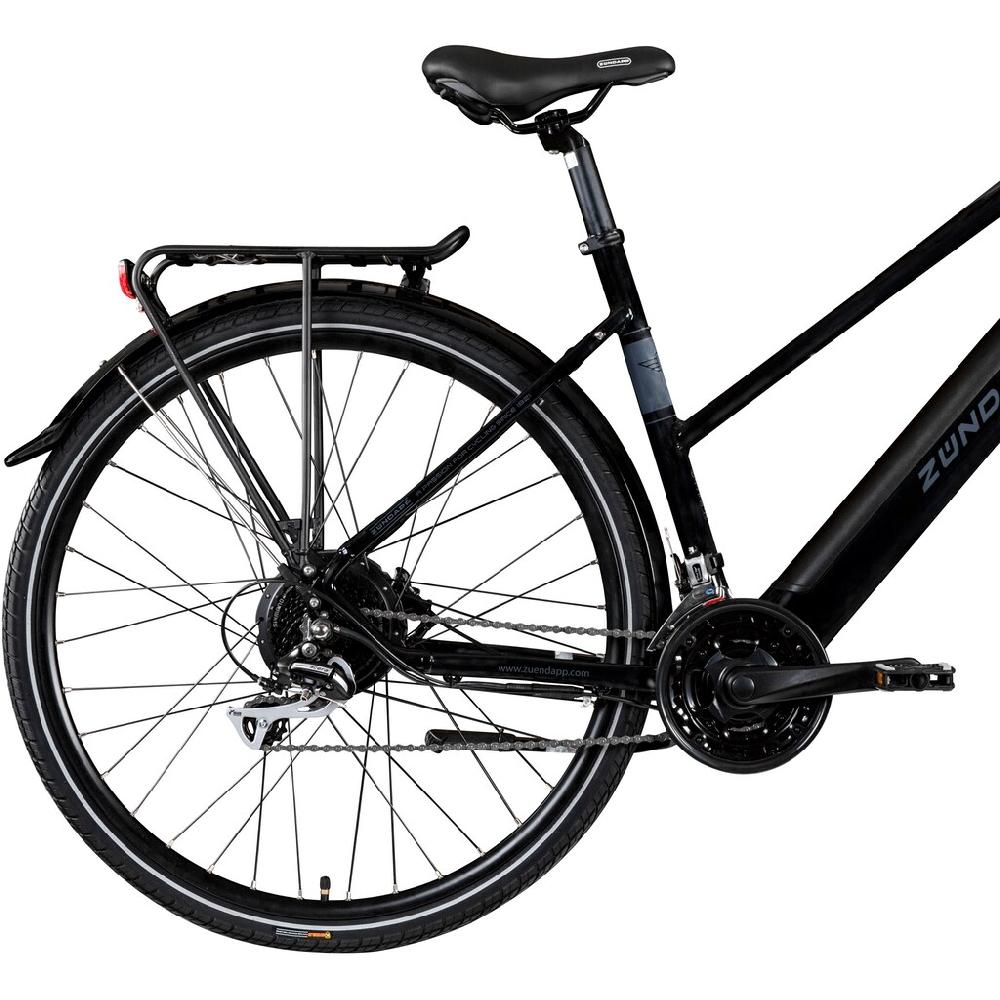 Zündapp E-Bike »Z810« 24 Gang Shimano Altus RD-M310 Heckmotor 250 W Pedelec Elektrofahrrad für Damen Trekkingrad auf Raten Kostenloser Versand international