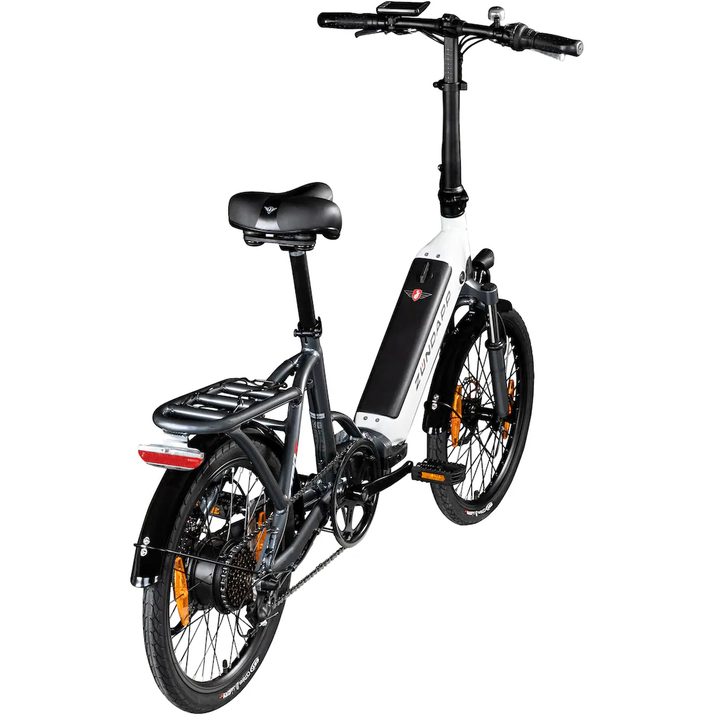 Zündapp E-Bike »ZT20R« 6 Gang Heckmotor 250 W Pedelec Elektrofahrrad für Damen u. Herren Faltrad auf Rechnung online bestellen 2025