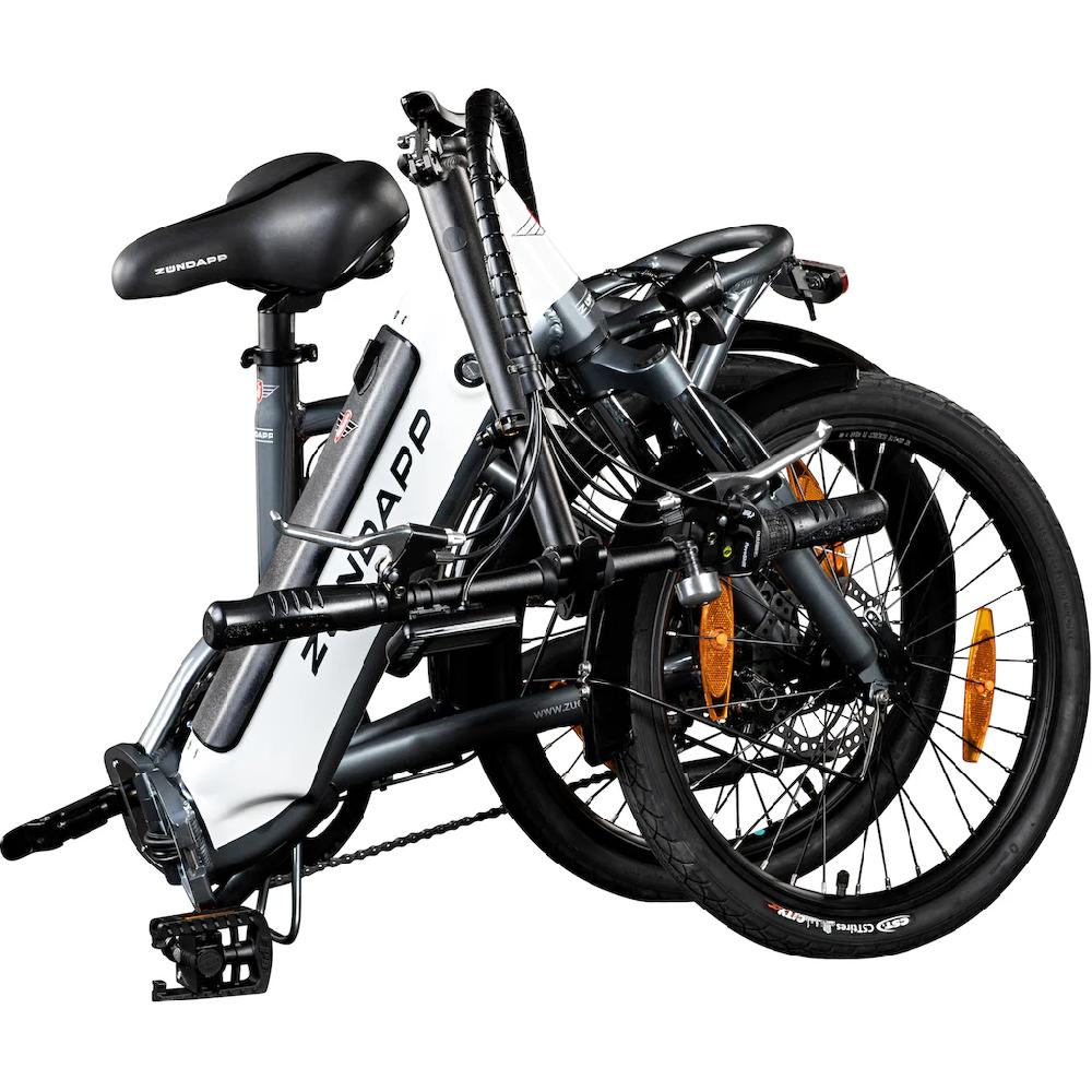 Zündapp E-Bike »ZT20R« 6 Gang Heckmotor 250 W Pedelec Elektrofahrrad für Damen u. Herren Faltrad auf Rechnung online bestellen 2025