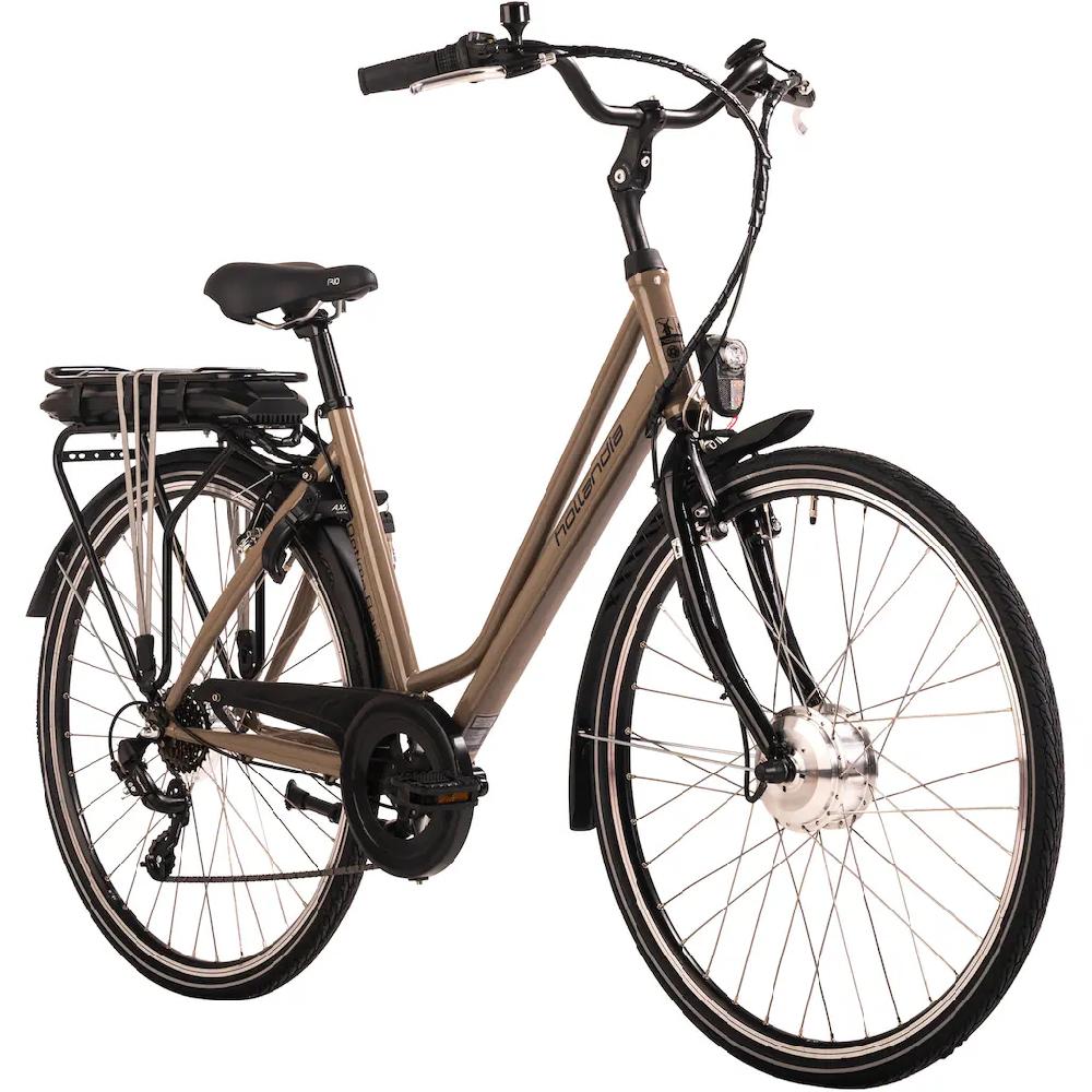 Hollandia E-Bike »Optima Basic« 7 Gang Shimano Tourney Frontmotor 250 W Pedelec Elektrofahrrad für Damen u. Herren Cityrad auf Rechnung kaufen Online