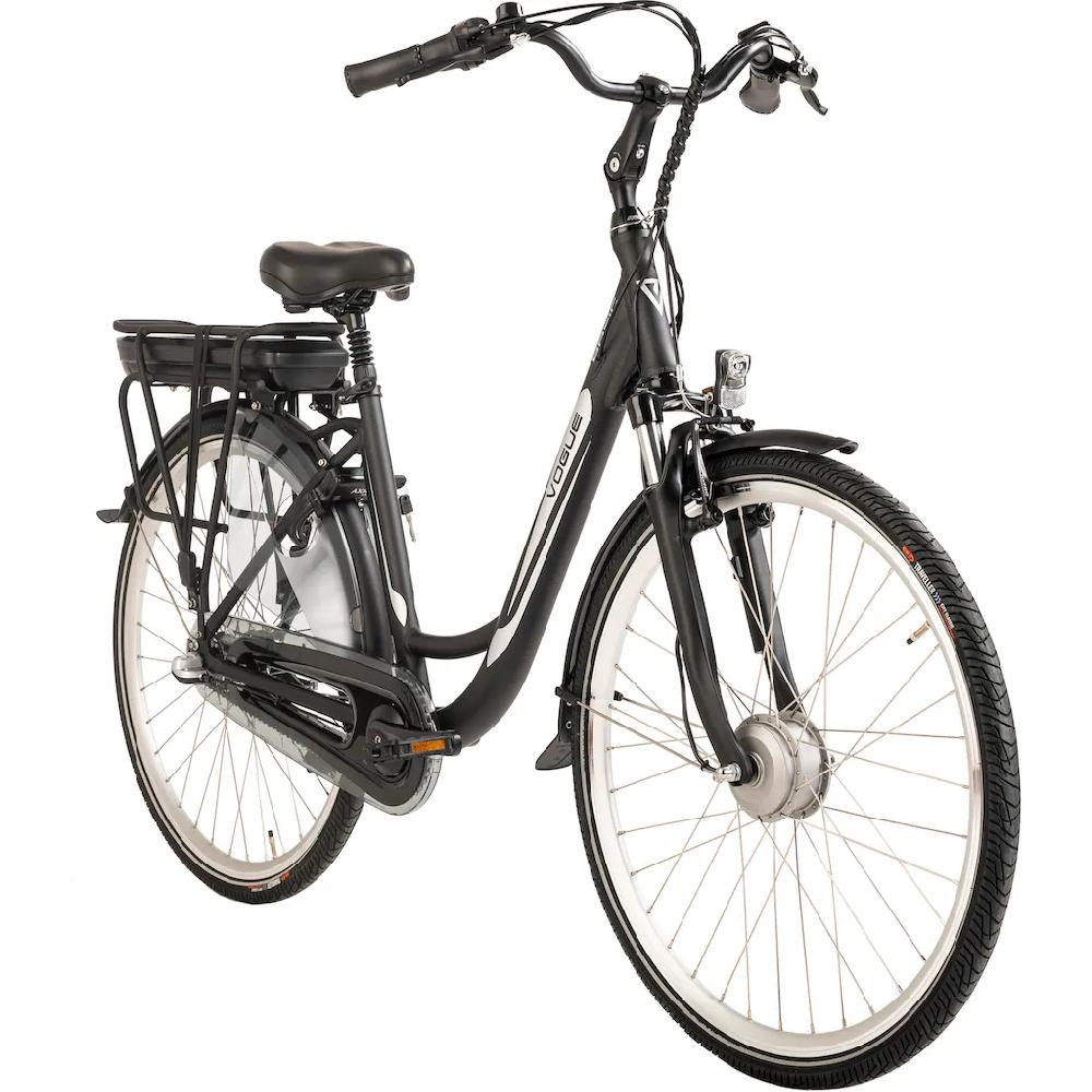 VOGUE BIKE E-Bike »Basic« 3 Gang Shimano Nexus Frontmotor 250 W Pedelec Elektrofahrrad für Damen u. Herren Cityrad auf Rechnung online bestellen Outlet