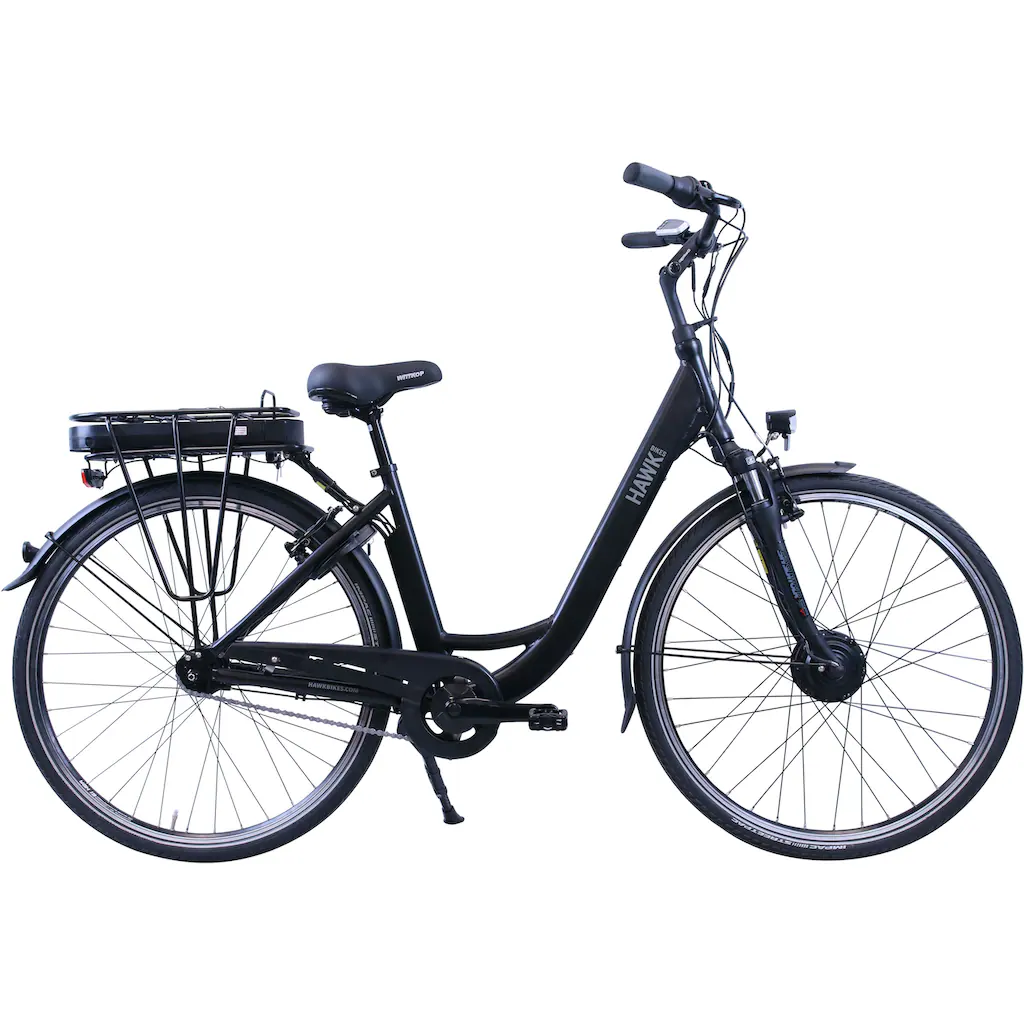 HAWK Bikes E-Bike »eCity Wave« 7 Gang Shimano Nexus 7-Gang Frontmotor 250 W Pedelec Elektrofahrrad für Damen u. Herren Cityrad auf Rechnung kaufen Verkauf