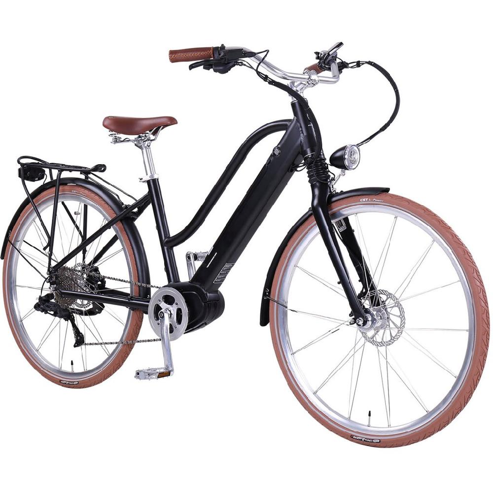 eGO Movement E-Bike »Classic 25 Cleopatra Trapez 45 cm Schwarz 28"« 10 Gang Shimano Deore Mittelmotor 250 W Pedelec Elektrofahrrad für Damen u. Herren Cityrad auf Rechnung online kaufen im Angebot