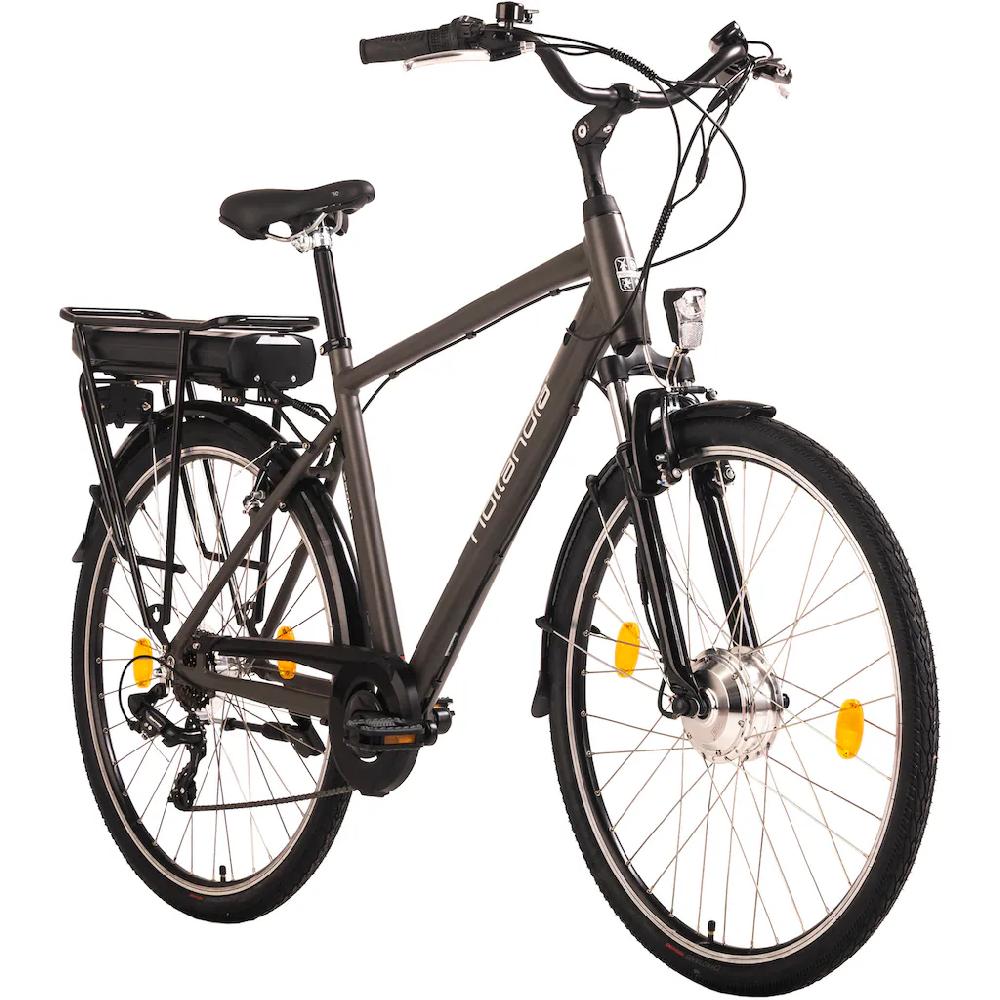 Hollandia E-Bike »Zagon« 6 Gang Shimano Tourney Frontmotor 250 W Pedelec Elektrofahrrad für Damen u. Herren Cityrad auf Raten Fabrikverkauf