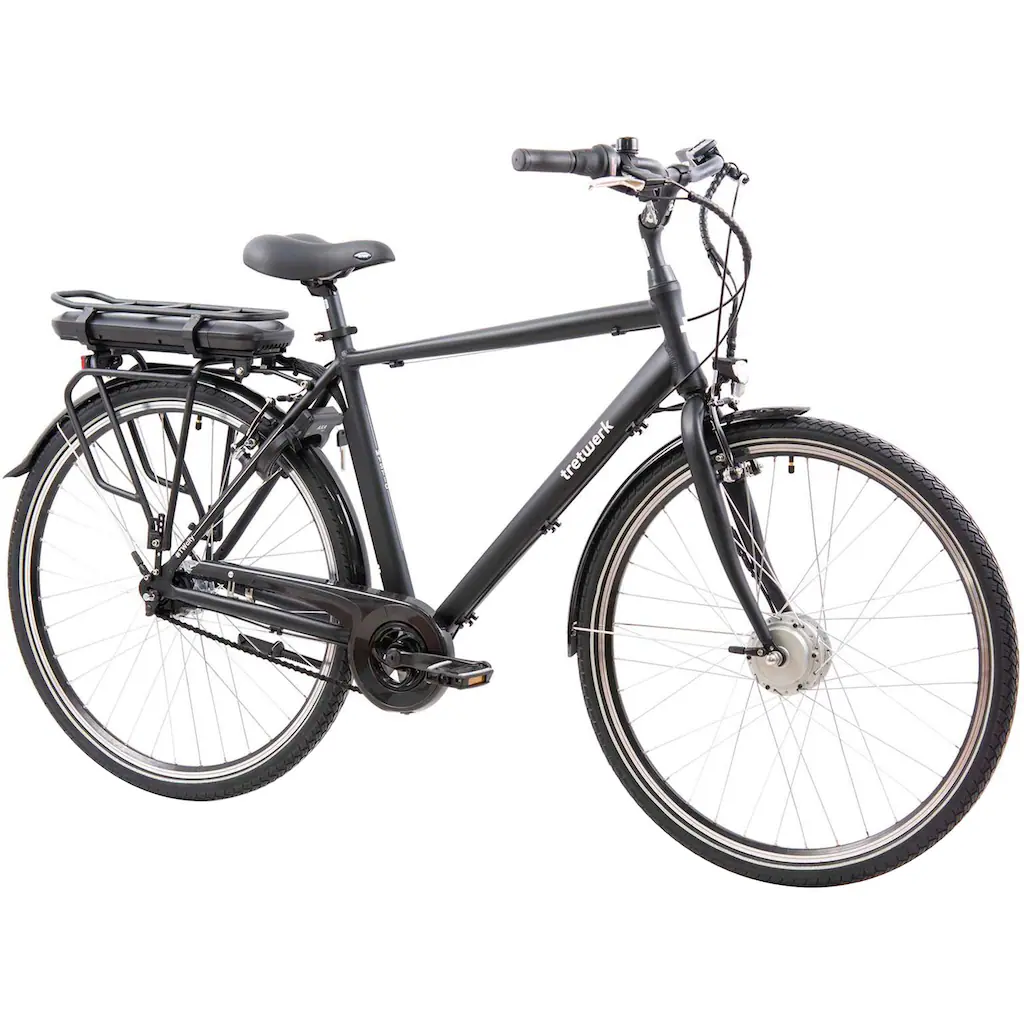Tretwerk E-Bike »Mystic« 7 Gang Frontmotor 250 W Pedelec Elektrofahrrad für Damen u. Herren Trekkingrad Kostenloser Versand