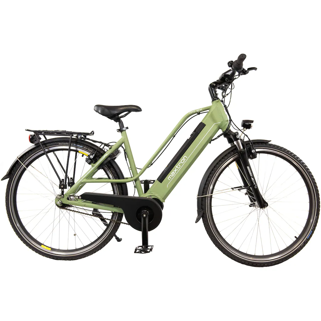 Maxtron E-Bike »MT 12X« 7 Gang Shimano NEXUS Mittelmotor 250 W (mit Ringschloss) Pedelec Elektrofahrrad für Damen u. Herren Trekkingrad auf Rechnung bestellen Sonderangebot