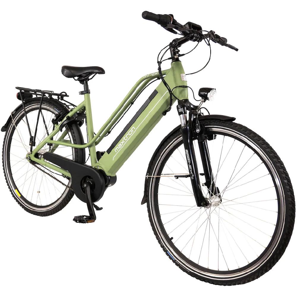 Maxtron E-Bike »MT 12X« 7 Gang Shimano NEXUS Mittelmotor 250 W (mit Ringschloss) Pedelec Elektrofahrrad für Damen u. Herren Trekkingrad auf Rechnung bestellen Sonderangebot