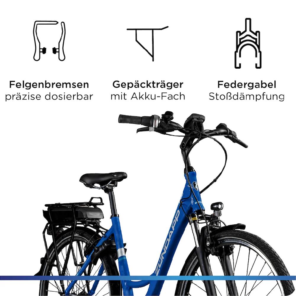 Zündapp E-Bike »X200« 7 Gang Shimano Nexus Mittelmotor 250 W Pedelec Elektrofahrrad für Damen u. Herren Cityrad Großer Ausverkauf