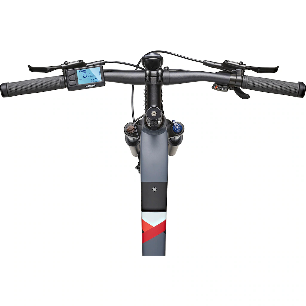 Telefunken E-Bike »Aufsteiger M925« 8 Gang Shimano Acera Mittelmotor 250 W Pedelec Elektrofahrrad für Damen u. Herren MTB Mountainbike Begrenztes Angebot